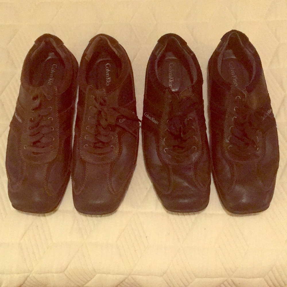 2-for-1 Deal! Calvin Klein brown & black shoes